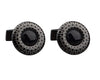 black gun plated cufflinks