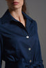 ELISABETH Classic Shirt Dress - Sapphire Blue size 12