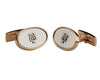 gold plated cufflinks