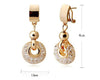 Gold Drop Earrings 18K Gold Plated