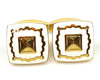 Gold Art Deco style Cufflinks