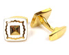 Gold Art Deco style Cufflinks