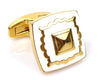 Gold Art Deco style Cufflinks