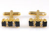 Black Sapphire Charming Cufflinks