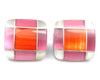 Classic Square Pink Cufflinks