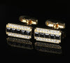 Crystal Gold Cufflinks